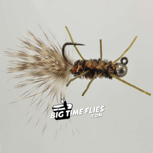 T.J. Hooker Fly - Black and Brown - Jig Style Fly Fishing Flies