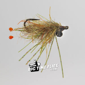 Simple Crab - Olive Brown - BigTimeFlies