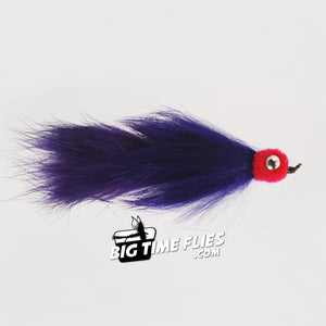 Articulated Bunny Leech - Purpleh - Barbell Egg Head - Fishing Flies