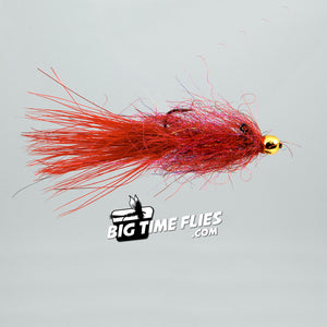 Balance Leech - Claret Red - Aqua Flies - Balanced Leech Fly Fishing Flies