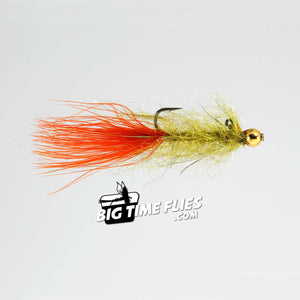 Balance Leech - Olive/Burnt Orange - Balanced Leech Flies