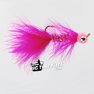 Egg Sucking Leech Barbell Eyes - Pink