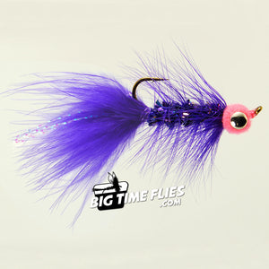 Egg Sucking Leech Barbell Eyes - Purple