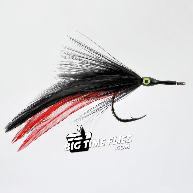 Black Death Saltwater Fly - #1/0 (6-F31692) - Wilkinson Fly Fishing LLC