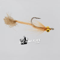 Bonefish Worm - Tan - Saltwater Flats Fly Fishing Flies