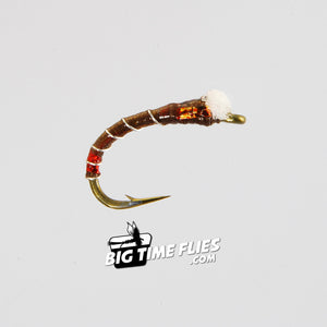 Buzzer Olive - Chironomid Midge Pupa - Fly Fishing Flies