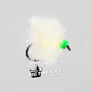 Brian Chan's BH Blob - Melon/UV White - Fly Fishing Flies