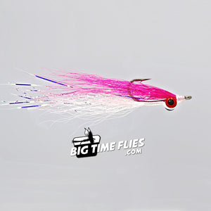Clouser Minnow - Pink/White - Fly Fishing Flies