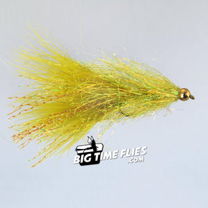 Coffey's Sparkle Minnow - Light Olive - Streamers - Fly Fishing Flies