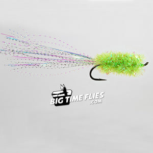 Coho Kryptonite - Chartreuse - Coho Salmon Fly Pattern