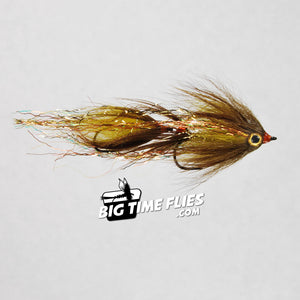 Craven's Baby Swim Coach - Brown/Yellow - Articulated Trout Streamers - Fly Fishing Flies