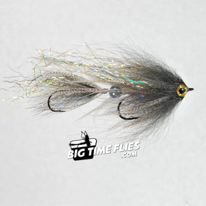 Craven's Swim Coach - Gray - Articulated Trout Streamers - Fly Fishing Flies