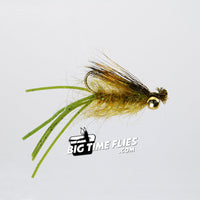 Crazy Dad - Olive - Crayfish - Bass Panfish Fly Fishing Flies