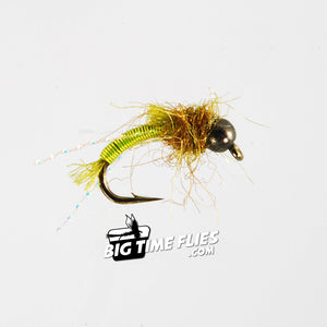 Deep Six Caddis Pupa - Chartreuse - Fly Fishing Flies