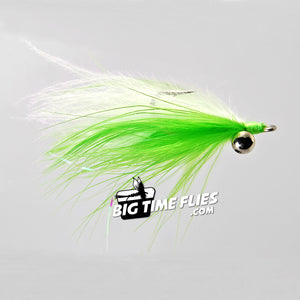 Deep Six Salmon - Chartreuse - Fly Pattern For Silvers, Coho and Chum Salmon