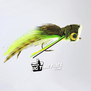 Deer Hair Bass Bug - Frog - Popper - Warmwater Fly Fishing Flies