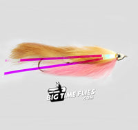 Dolly Llama - Tan & Flesh - Streamer - Fly Fishing Flies
