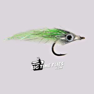 EP Micro Minnow - Chartreuse - 2pk - Small Baitfish Saltwater Fly Fishing Flies