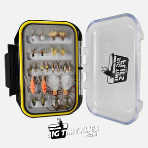 Fly Selection - General Trout - Beginner Starter Fly Box for Trout Rivers
