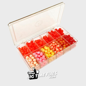 Fly Selection - Trout Beads - Alaska Salmon Egg Beads - Fly Fishing Flies
