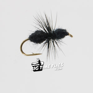 Fur Ant - Black - Trout Fly Fishing Dry Flies Terrestrials