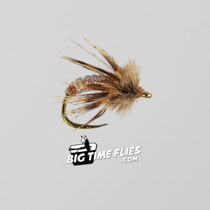 Graphic Caddis - Tan - Larva and Pupa - Trout Nymphs - Fly Fishing Flies