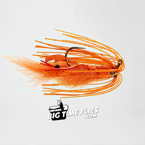 Jiggy Craw - Orange - Crayfish - Bass - Fly Fishing Flies