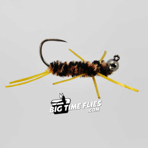 Jiggy Pat's Stone - Black & Tan - Fly Fishing Flies