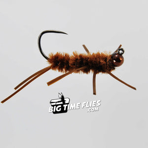Jiggy Pat's Stone - Brown - Stonefly Jig Nymphs - Fly Fishing Flies