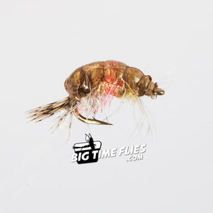 Jon's Hot Spot Czech Scud - Pink - Egg Sack - Fly Fishing Flies