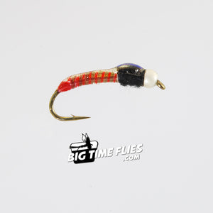 Jumbo Juju Chironomid - Blood - Midge and Chironomid Pupa - Lake Fly Fishing Flies