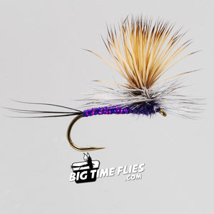 Keller's Rocky Mountain Mint - Purple - Trout Fly Fishing Flies Mayflies Dry Flies