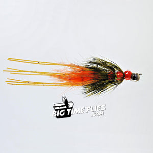 Krueger's Mardi-Craw - Olive/Orange - Crayfish Crawdad - Fly Fishing Flies