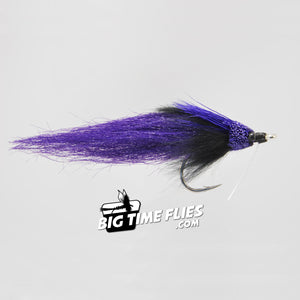 Megalopsicle Small - Black/Purple - Tarpon - Yucatan Baby Tarpon - Fly Fishing Flies