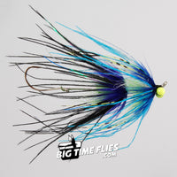 Mini Intruder - Blue/Purple - Salmon Steelhead Fly Fishing Flies Intruder