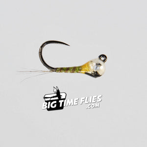 Olive Hot Spot Jig - Euro Nymph - European Nymphing - Fly Fishing Flies