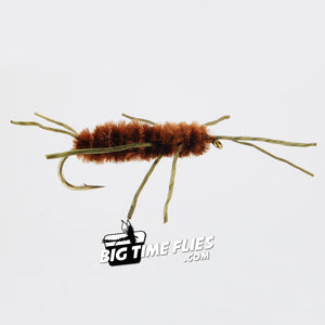 Pat's Rubber Legs - Brown - Stonefly Nymphs - Trout - Fly Fishing Flies