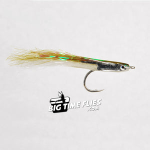 Popovics' Pop Fleye Silverside - Olive - Spearing - Striper Bluefish False Albacore - Fly Fishing Flies
