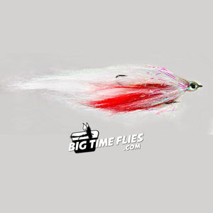 Rainy's CF Chuck-N-Duck - White and Red - Pike and Musky - Fly Fishing Flies