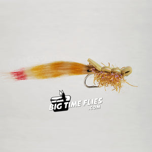 RIO's Guido Shrimp - Tan - Foam Floating Shrimp Gurgler - Saltwater - Fly Fishing Flies