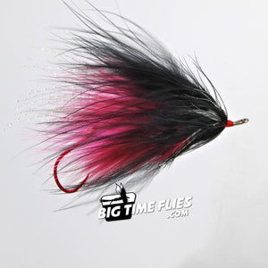 River Rat Squid - Black/Wine - Salmon Steelhead Fly Fishing Flies