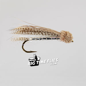Rolled Muddler Minnow - Silver - Sea-Run Cutthroat Fly Fishing Flies