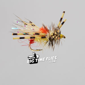 Rubber Leg Stimulator - Yellow Sally - Trout Fly Fishing Dry Flies Stoneflies