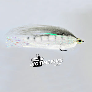 Satkowski's Chilly Goat - Gray and White - Saltwater Baitfish - Fly Fishing Flies
