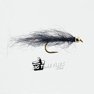 Simi-Seal Leech - Black and Blue - Stillwater Lake Fly Fishing Flies