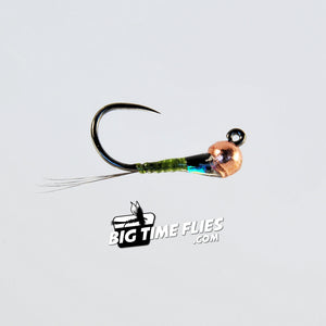 Spanish Bullet - Olive - European Euro Nymph - Tungsten Jig - Fly Fishing Flies