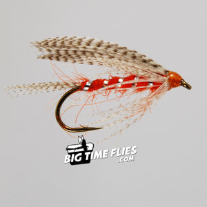 Knudsen Spider Orange - Trout Fly Fishing Flies Streamers