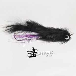 Bennett's Steelhead Exasperator - Black/Purple - Articulated Fly Fishing Flies