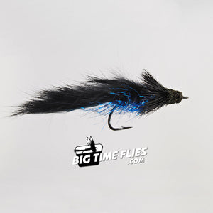 Steelhead Mini E - Black and Blue - Fly Fishing Flies