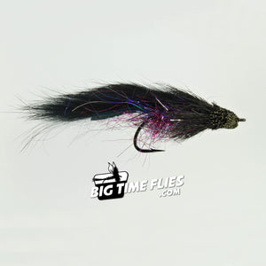 Steelhead Mini E - Black and Purple - Fly Fishing Flies